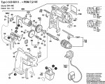 Bosch 0 603 921 842 PBM 7,2 VE Cordless Drill 7.2 V / GB Spare Parts PBM7,2VE